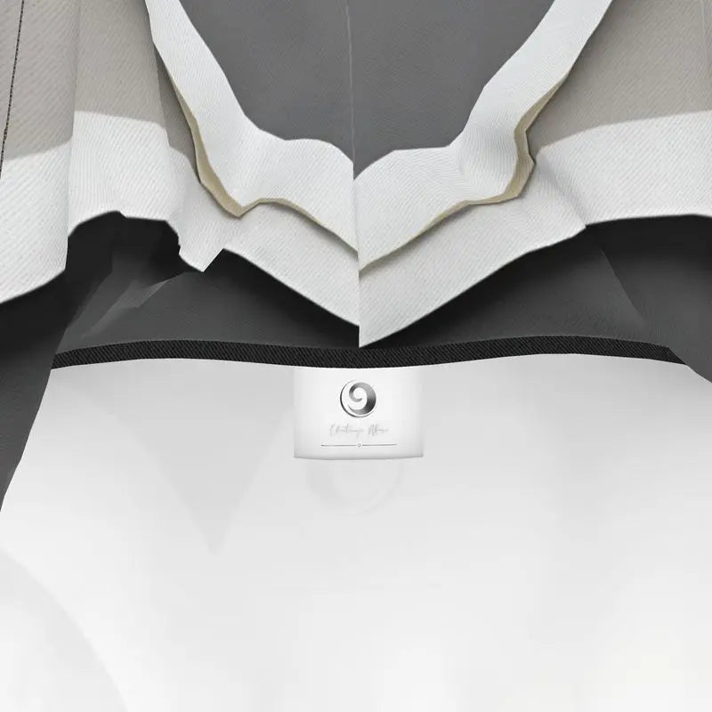 Chaitanya Abara Chrome, Black and Off-White Hoodie Dress Eternal Agape Store