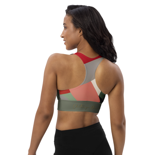 Chaitanya Abara Elite Fitness Longline Sports Bra Eternal Agape Store