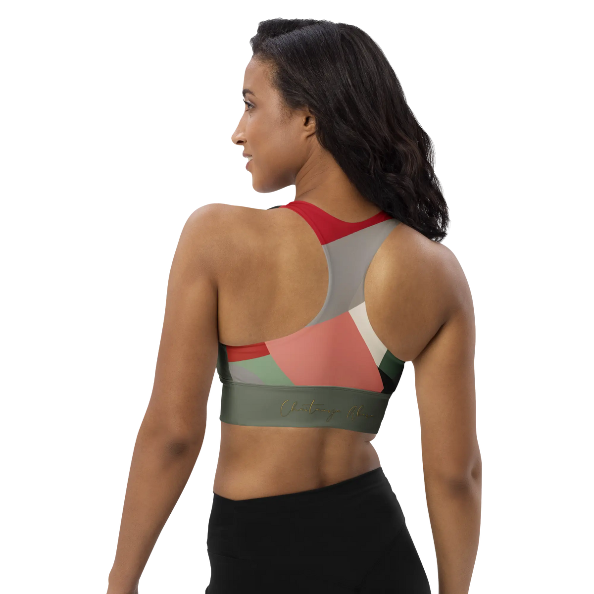 Chaitanya Abara Elite Fitness Corps Longline Sports Bra Eternal Agape Store