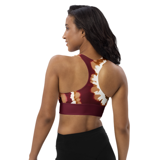 Chaitanya Abara Tie Dye Recycled Longline Sports Bra