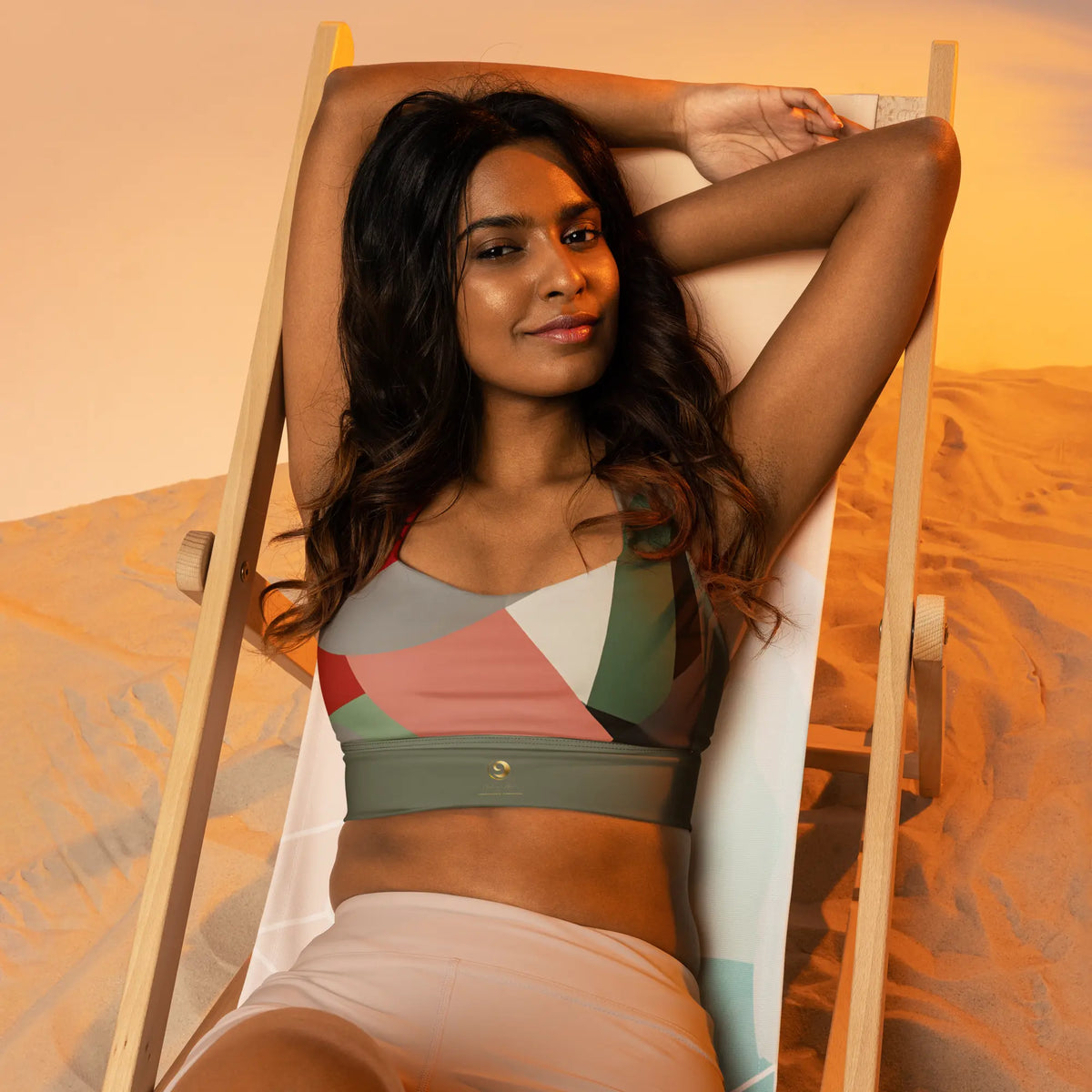 Chaitanya Abara Elite Fitness Corps Longline Sports Bra Eternal Agape Store