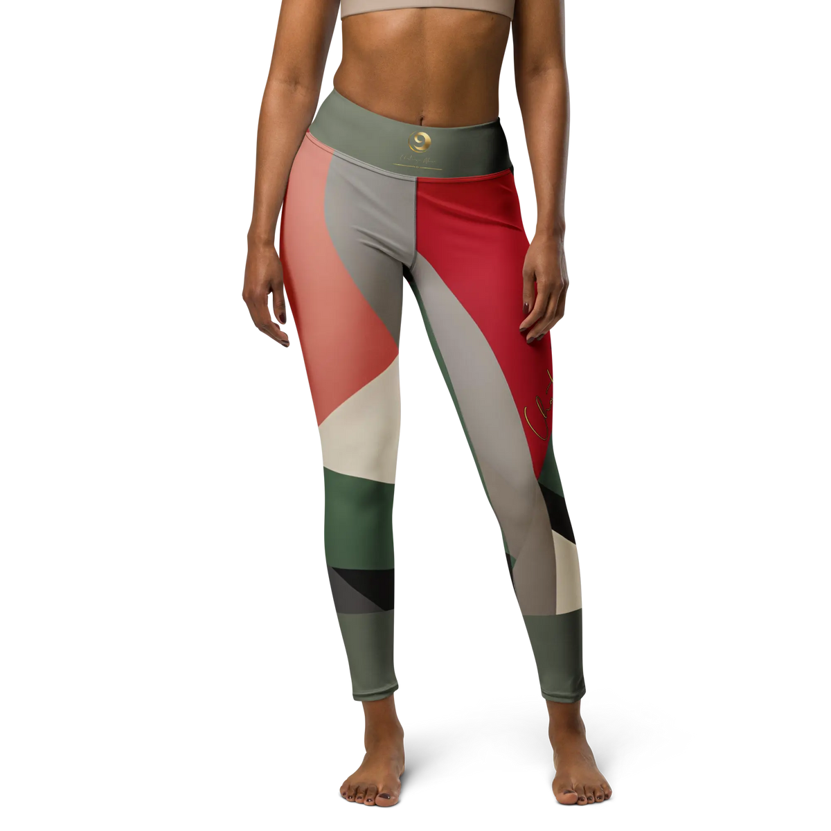 Chaitanya Abara Elite Fitness Corps Yoga Leggings Eternal Agape Store