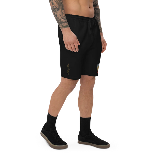 Chaitanya Abara Elite Fitness Corps Men's Fleece Shorts Eternal Agape Store