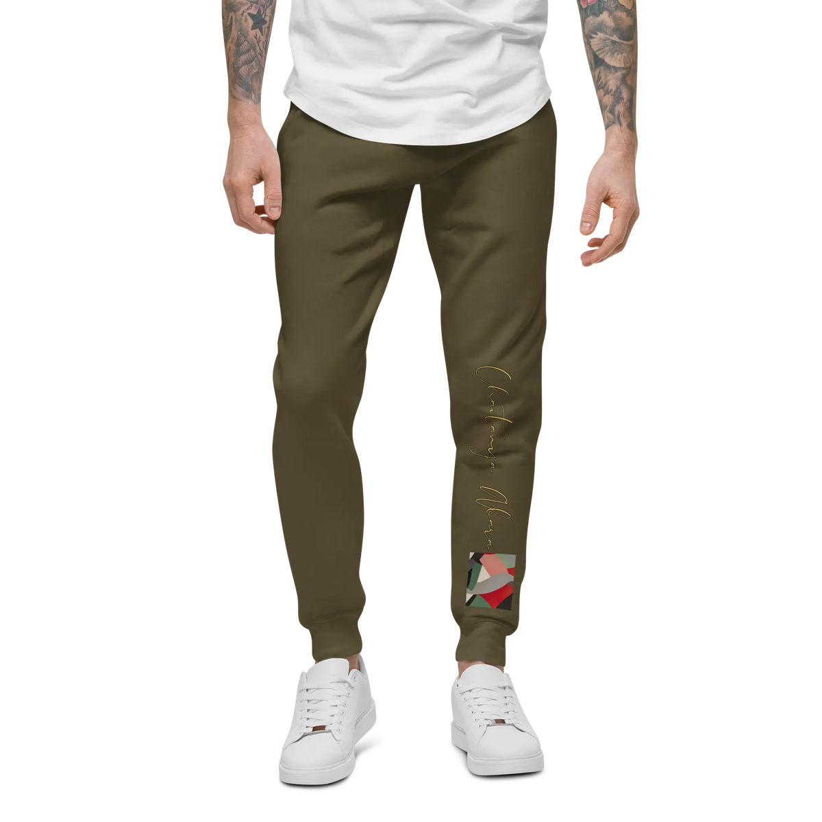 Chaitanya Abara Elite Fitness Corps Unisex Fleece Sweatpants Eternal Agape Store