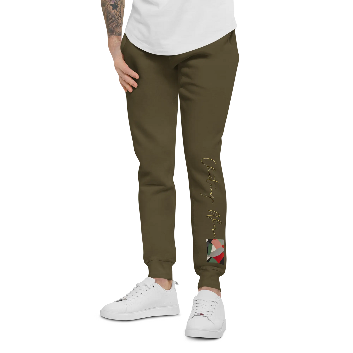 Chaitanya Abara Elite Fitness Corps Unisex Fleece Sweatpants Eternal Agape Store