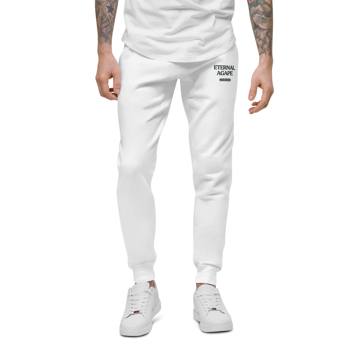 Eternal Agape Est. 2024 Embroidered Unisex Fleece Sweatpants Eternal Agape Store