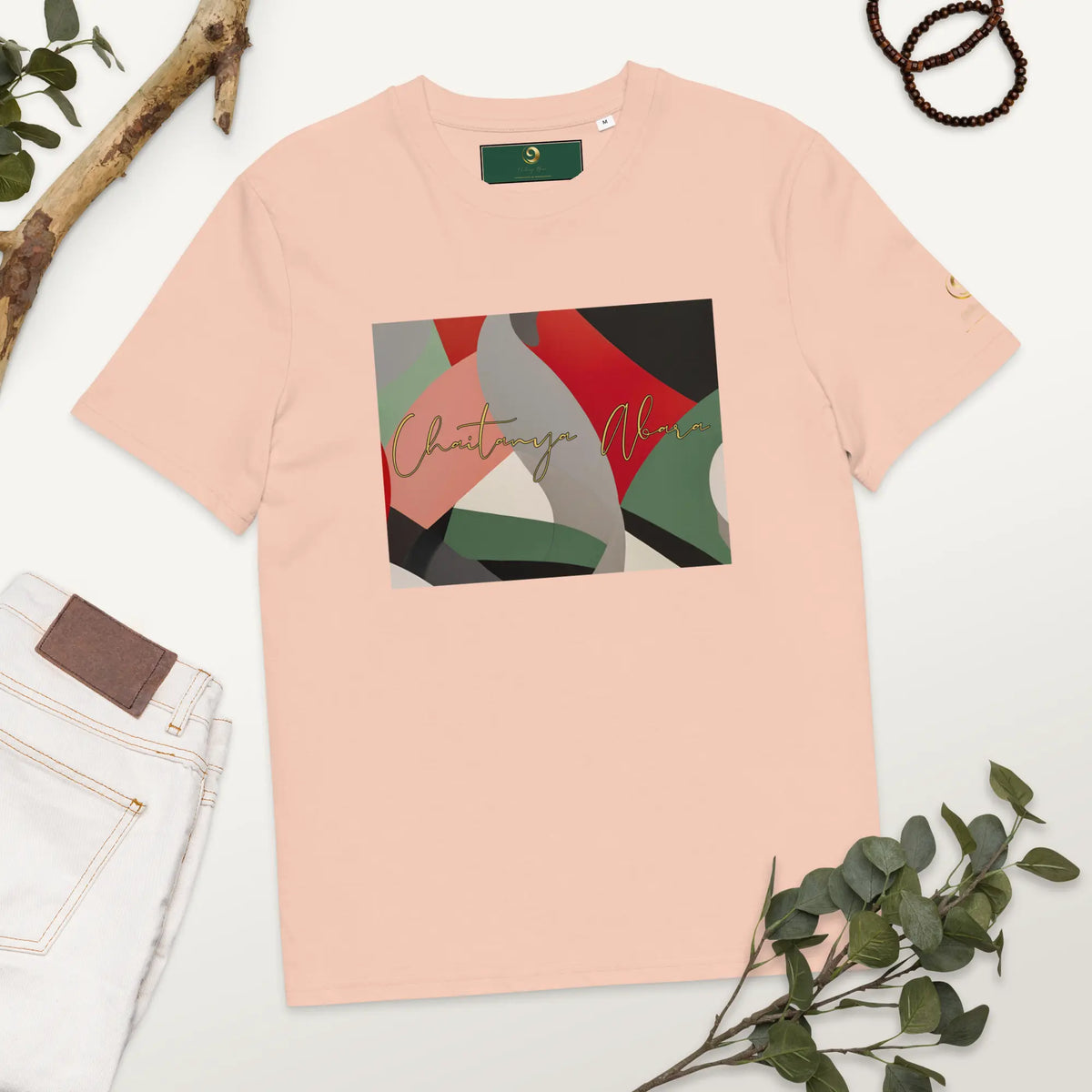 Chaitanya Abara Elite Fitness Corps Unisex Organic Cotton T-Shirt Eternal Agape Store