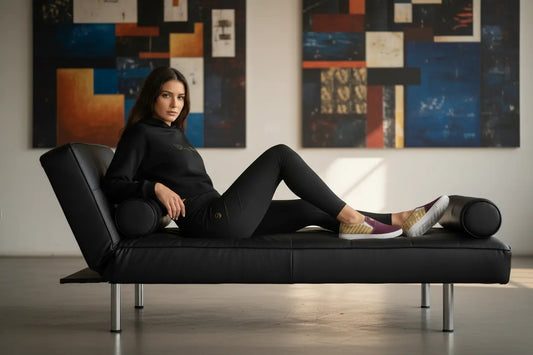 How to Style the Abstract Black Activewear Set