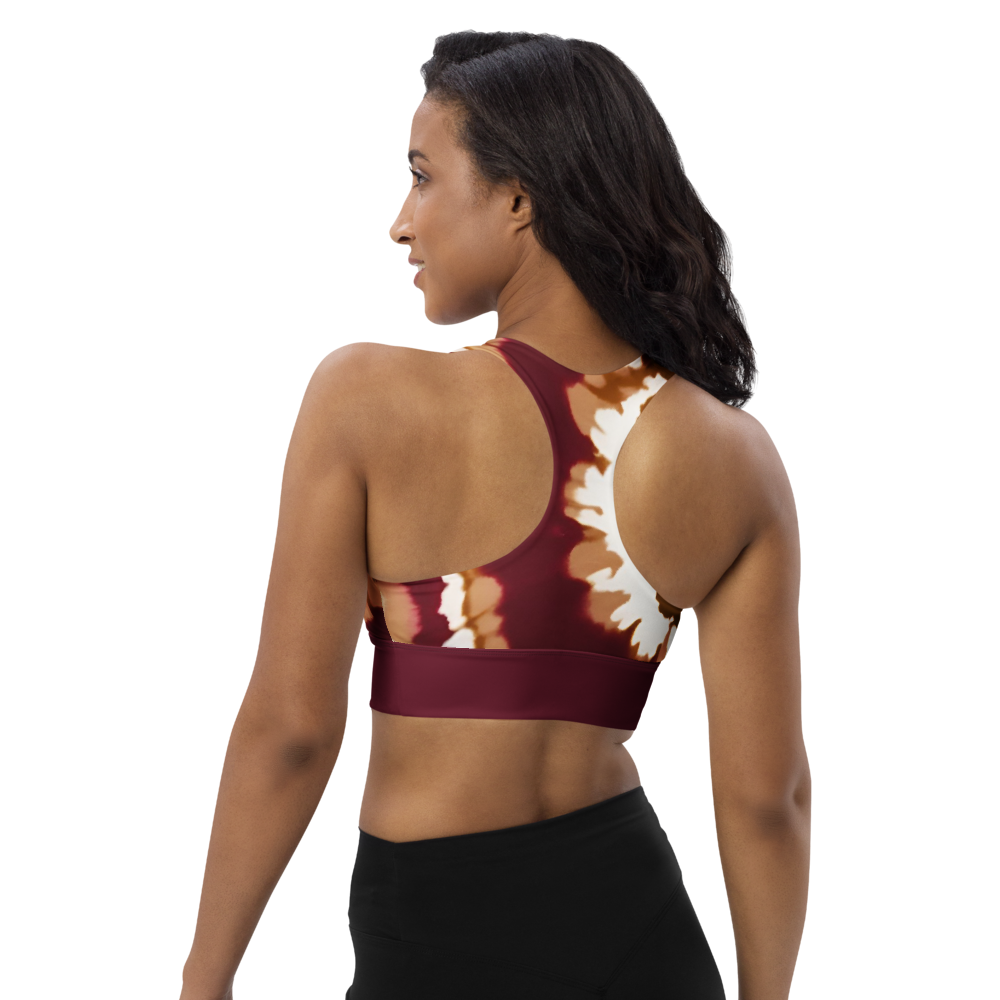 Chaitanya Abara Tie Dye Recycled Longline Sports Bra