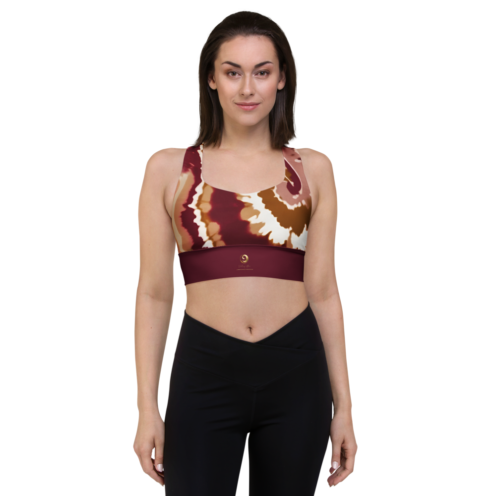 Chaitanya Abara Tie Dye Recycled Longline Sports Bra