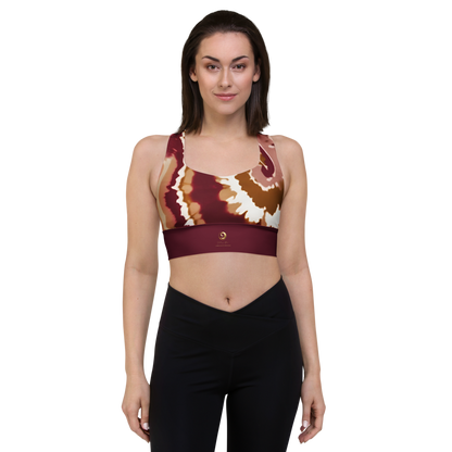 Chaitanya Abara Tie Dye Recycled Longline Sports Bra