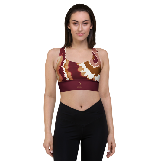 Chaitanya Abara Tie Dye Recycled Longline Sports Bra