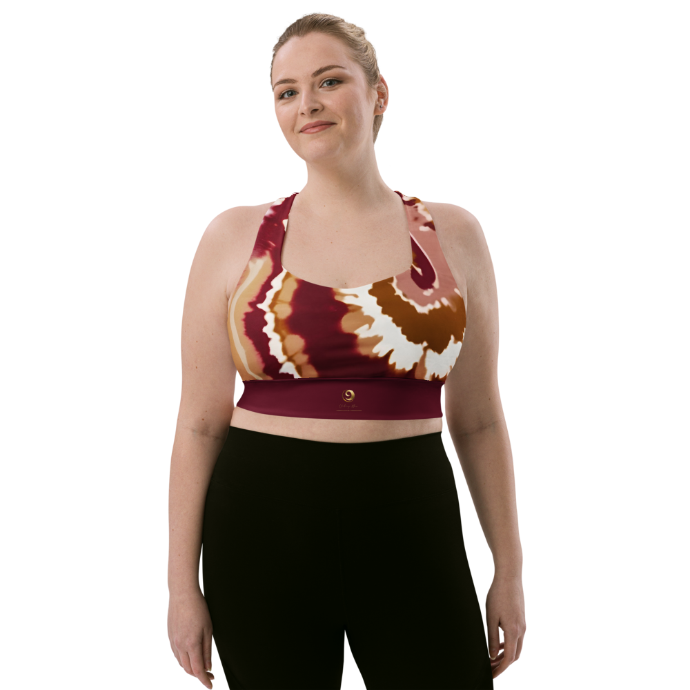 Chaitanya Abara Tie Dye Recycled Longline Sports Bra