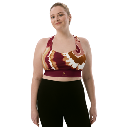 Chaitanya Abara Tie Dye Recycled Longline Sports Bra