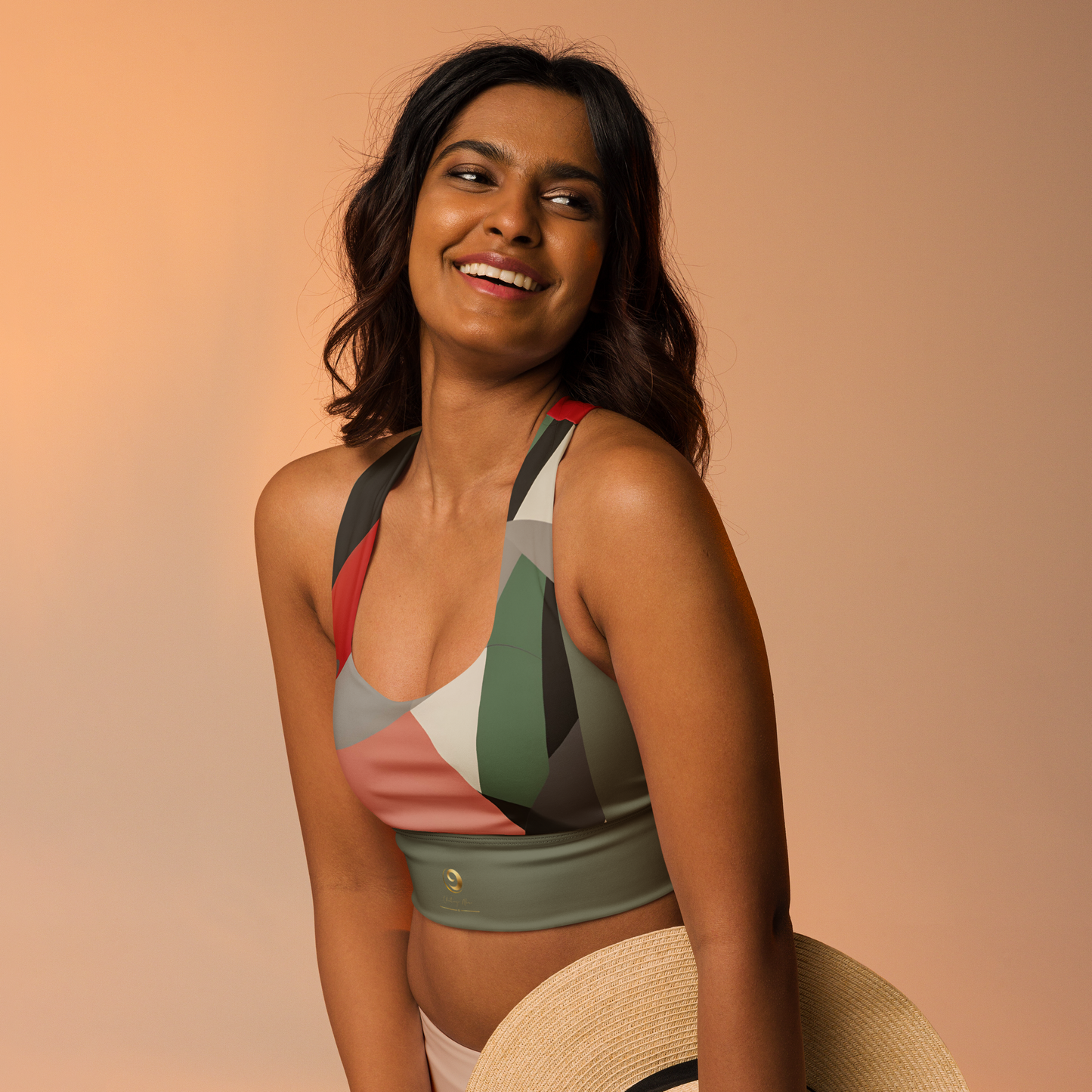 Chaitanya Abara Elite Fitness Longline Sports Bra