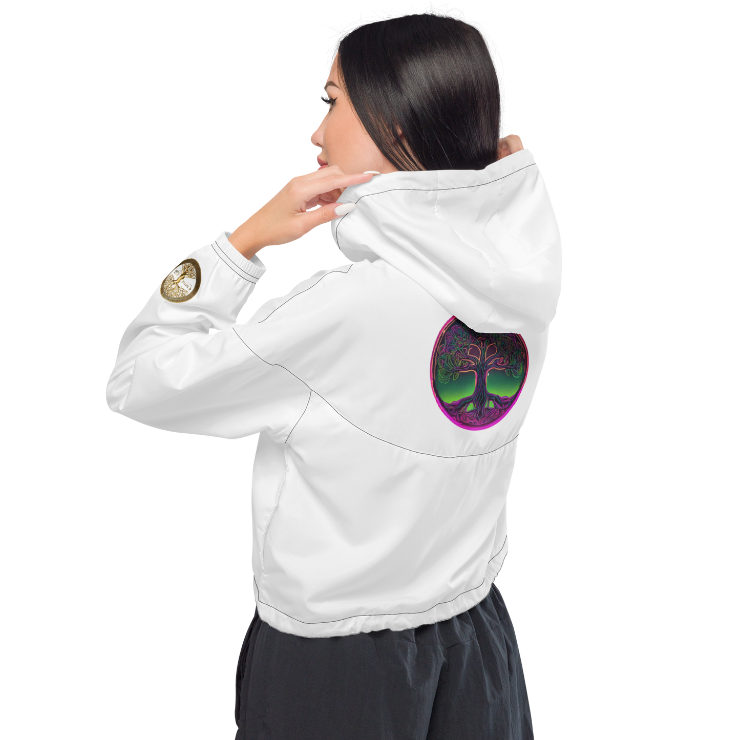 Eternal Agape Neon Collection Cropped Windbreaker Eternal Agape Store