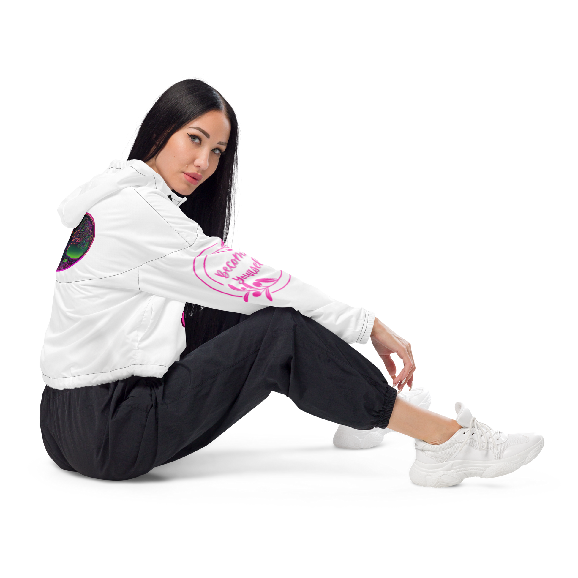 Eternal Agape Neon Collection Cropped Windbreaker Eternal Agape Store