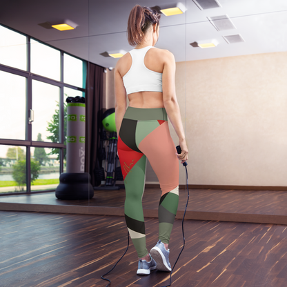 Chaitanya Abara Elite Fitness Corps Yoga Leggings