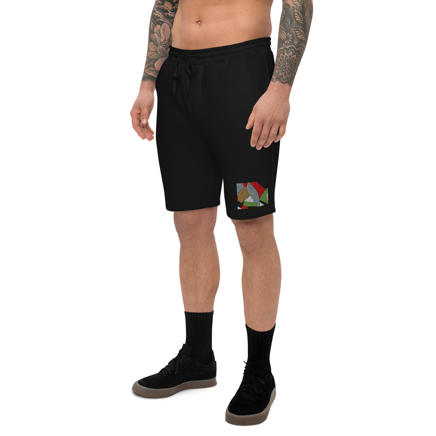 Chaitanya Abara Elite Fitness Corps Men's Fleece Shorts Eternal Agape Store