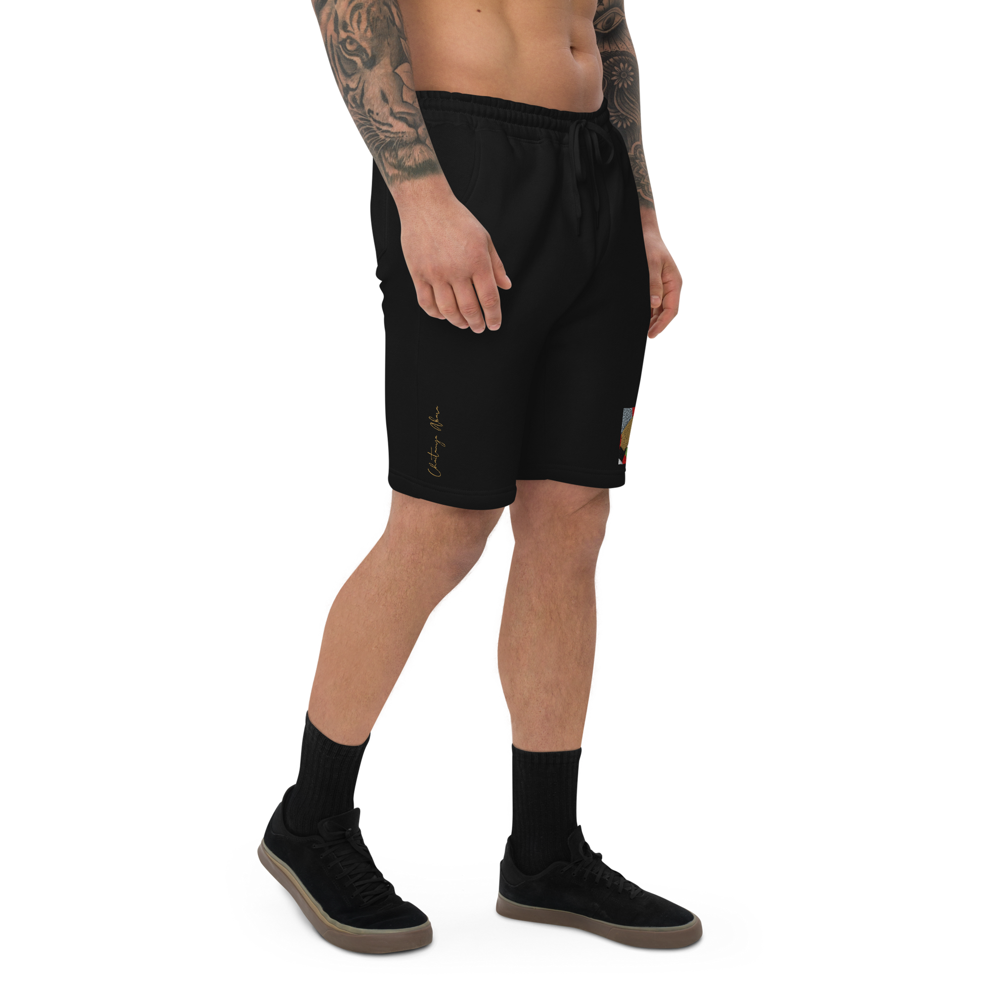 Chaitanya Abara Elite Fitness Corps Men's Fleece Shorts Eternal Agape Store