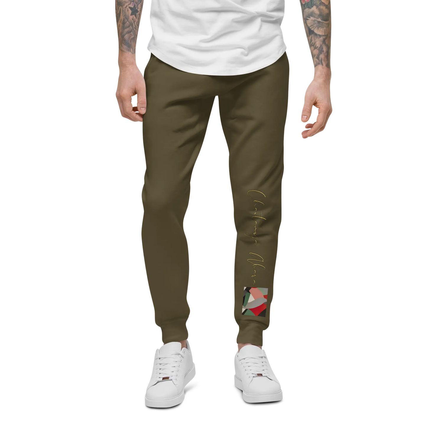 Chaitanya Abara Elite Fitness Corps Unisex Fleece Sweatpants Eternal Agape Store