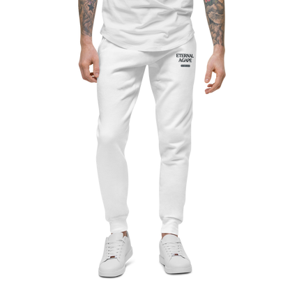 Eternal Agape Est. 2024 Embroidered Unisex Fleece Sweatpants