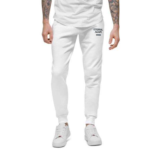 Eternal Agape Est. 2024 Embroidered Unisex Fleece Sweatpants