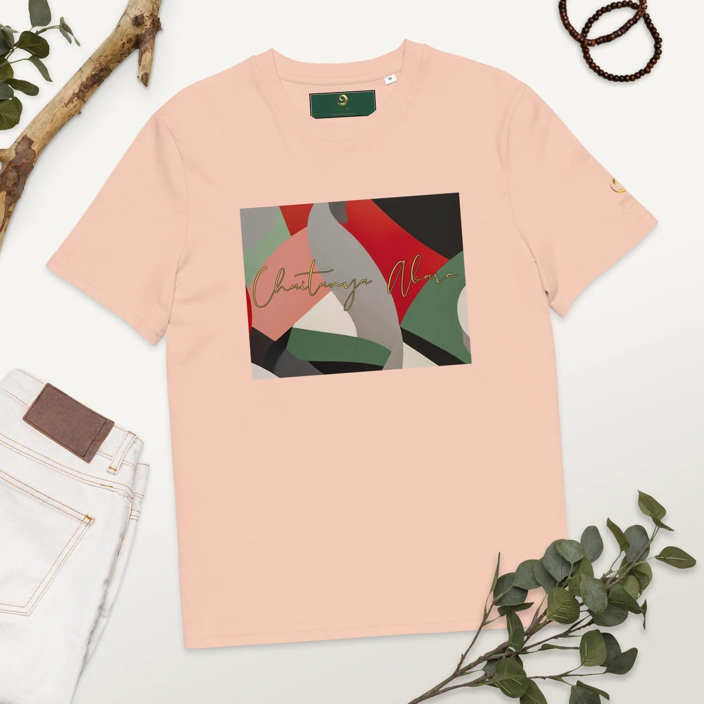 Chaitanya Abara Elite Fitness Corps Unisex Organic Cotton T-Shirt Eternal Agape Store