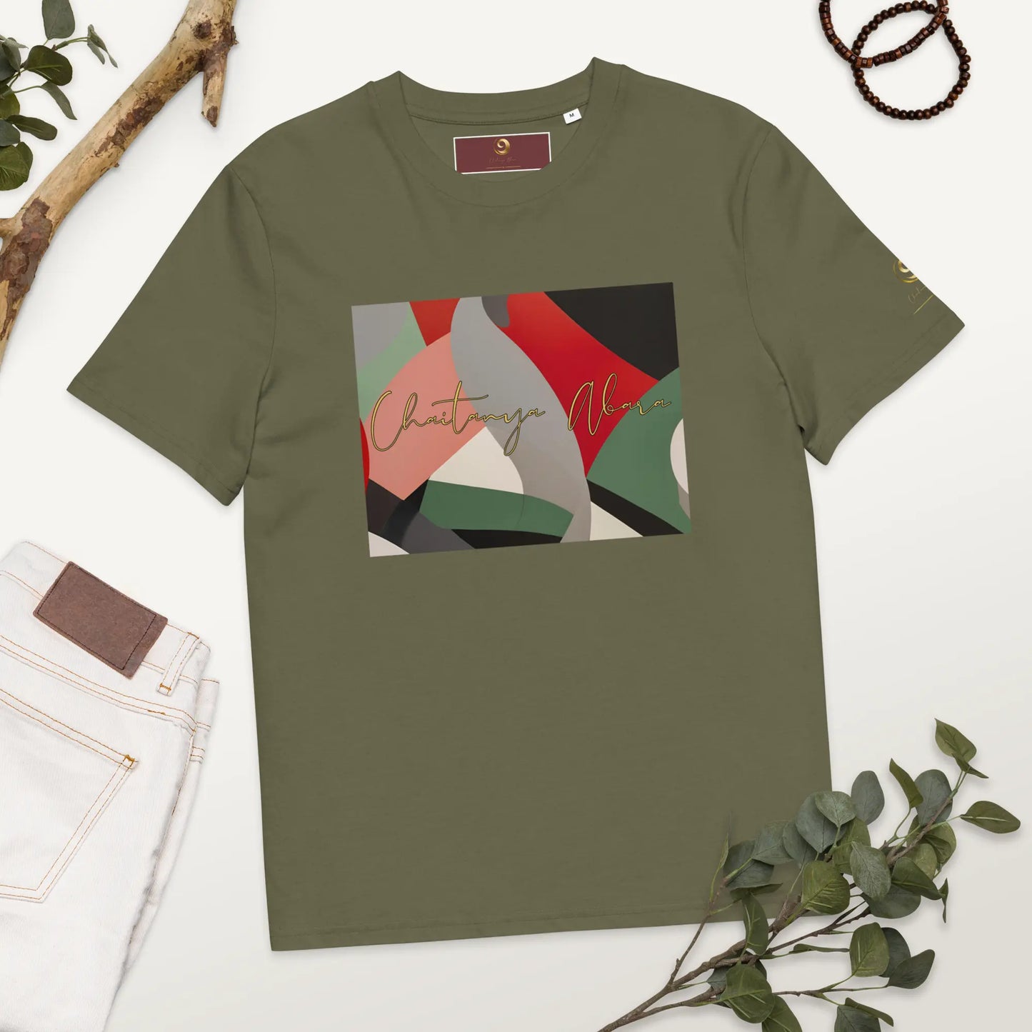Chaitanya Abara Elite Fitness Corps Unisex Organic Cotton T-Shirt Eternal Agape Store