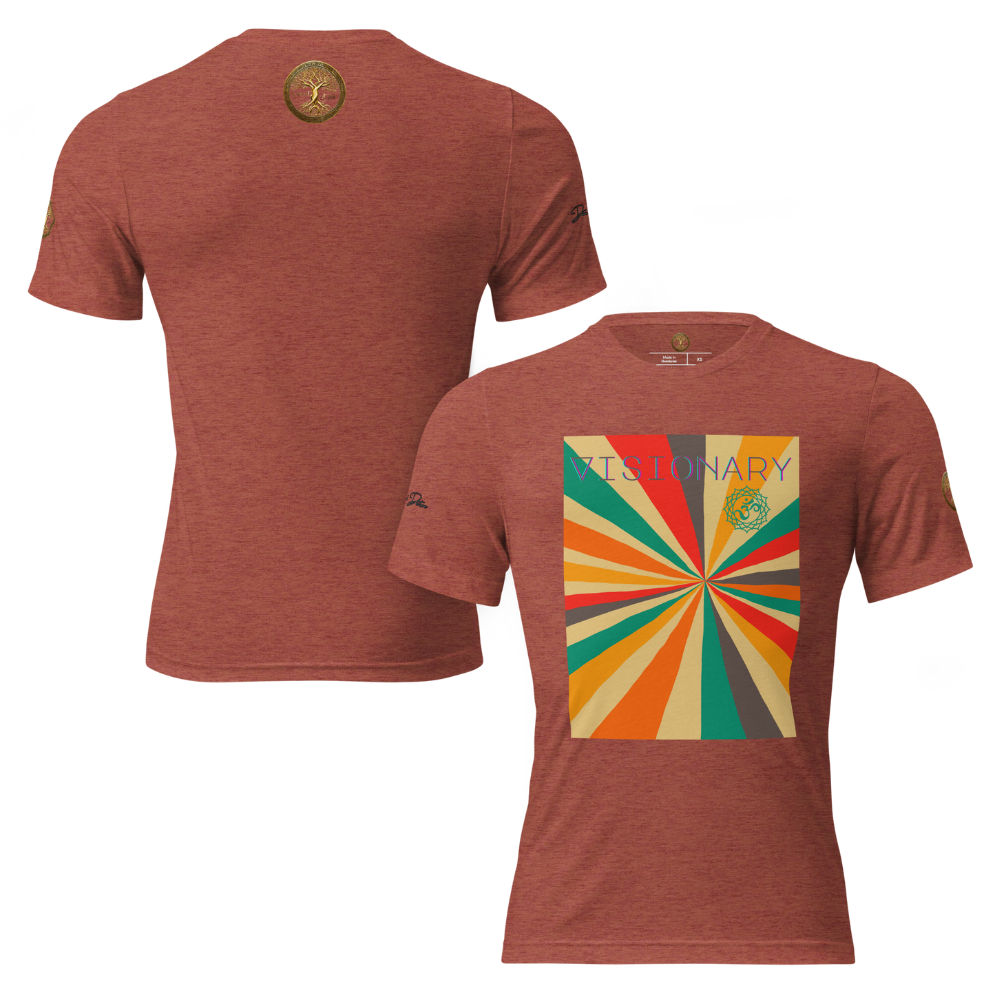 Eternal Agape Visionary Prizm Retro Graphic T Shirt
